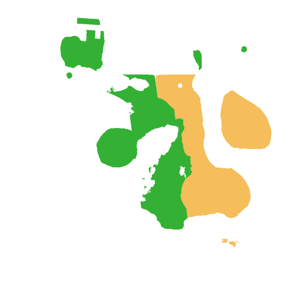 Biome Rust Map: Procedural Map, Size: 2000, Seed: 2091083501