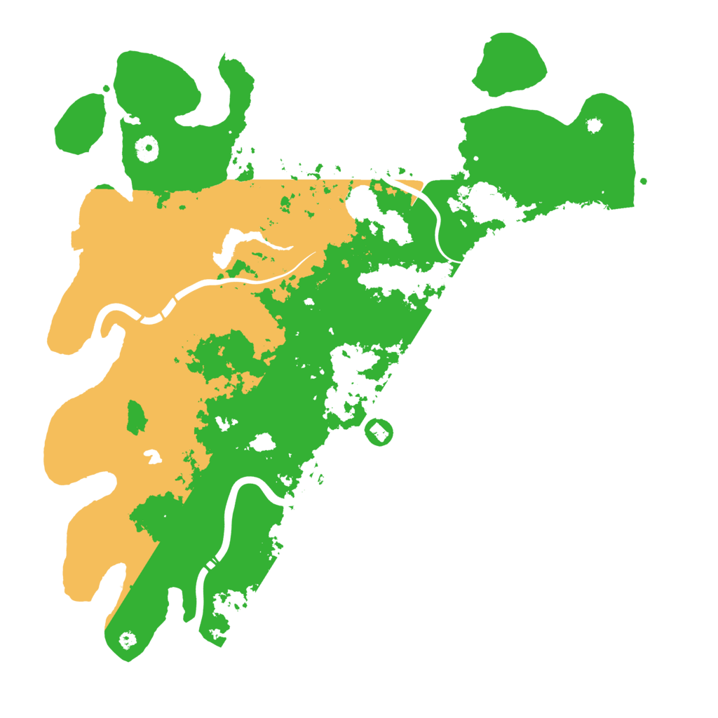 Biome Rust Map: Procedural Map, Size: 4300, Seed: 89482495