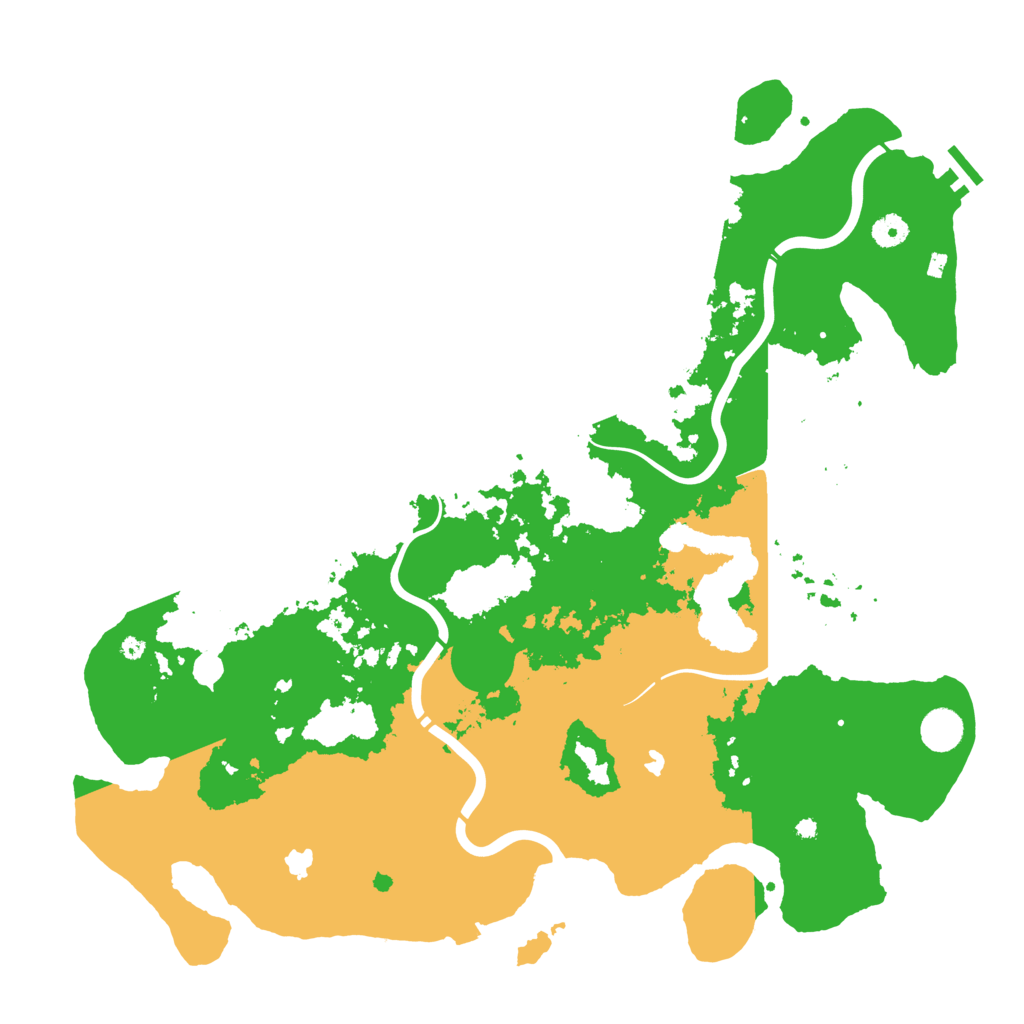 Biome Rust Map: Procedural Map, Size: 4500, Seed: 117209929