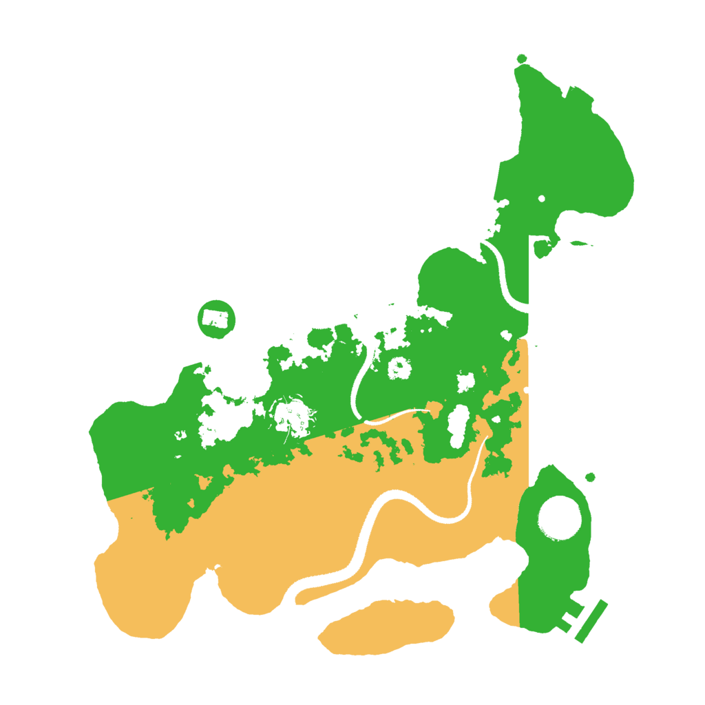Biome Rust Map: Procedural Map, Size: 3000, Seed: 94682