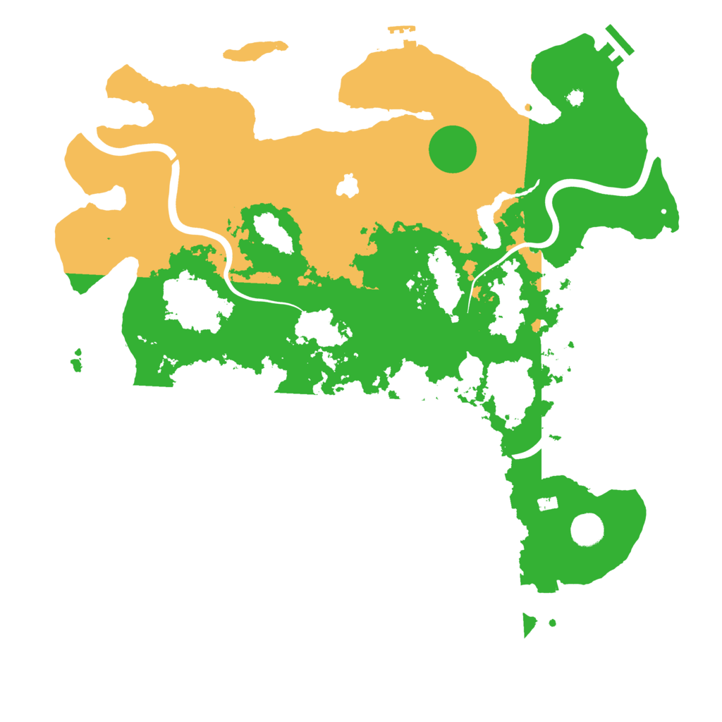 Biome Rust Map: Procedural Map, Size: 4000, Seed: 1439979766