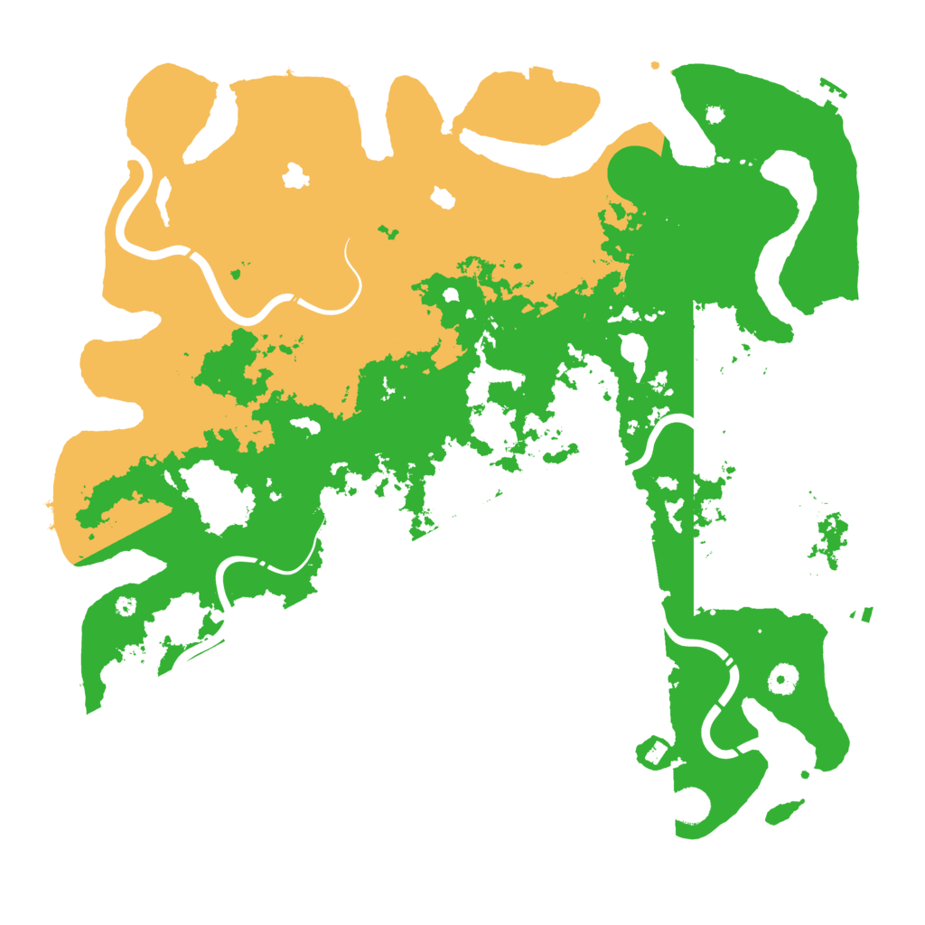 Biome Rust Map: Procedural Map, Size: 4500, Seed: 619194386
