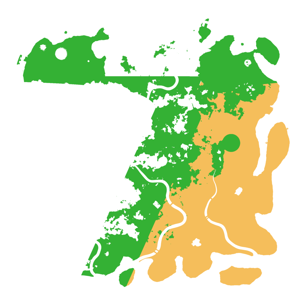 Biome Rust Map: Procedural Map, Size: 4500, Seed: 1218753305