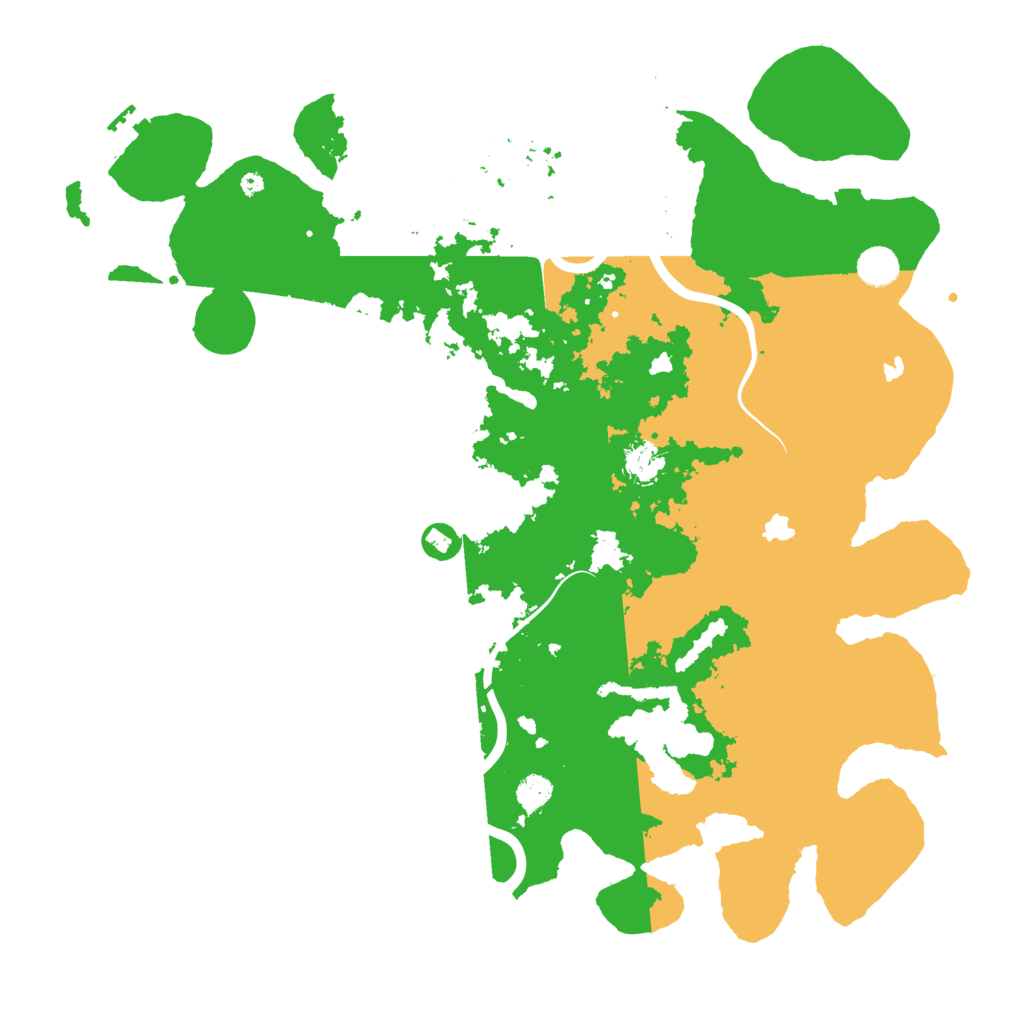 Biome Rust Map: Procedural Map, Size: 4500, Seed: 890366009