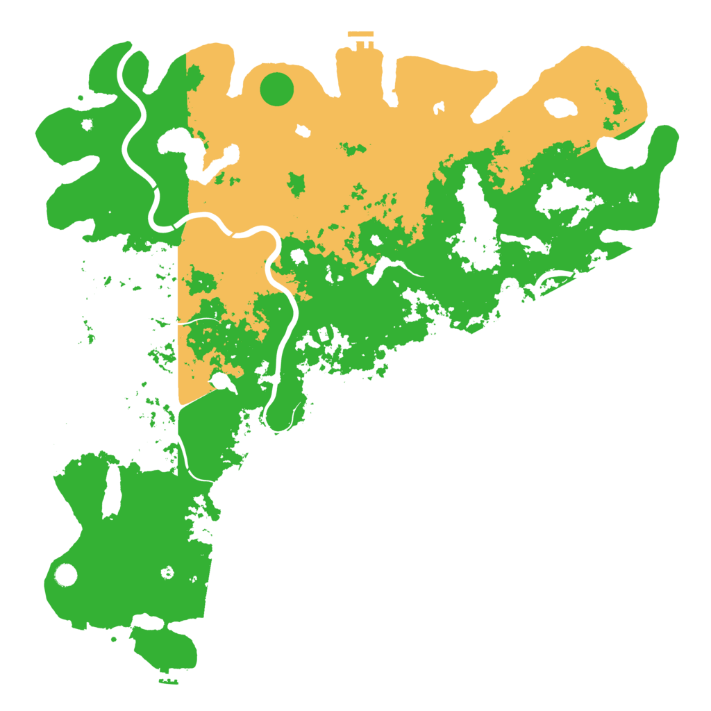 Biome Rust Map: Procedural Map, Size: 5561, Seed: 481981