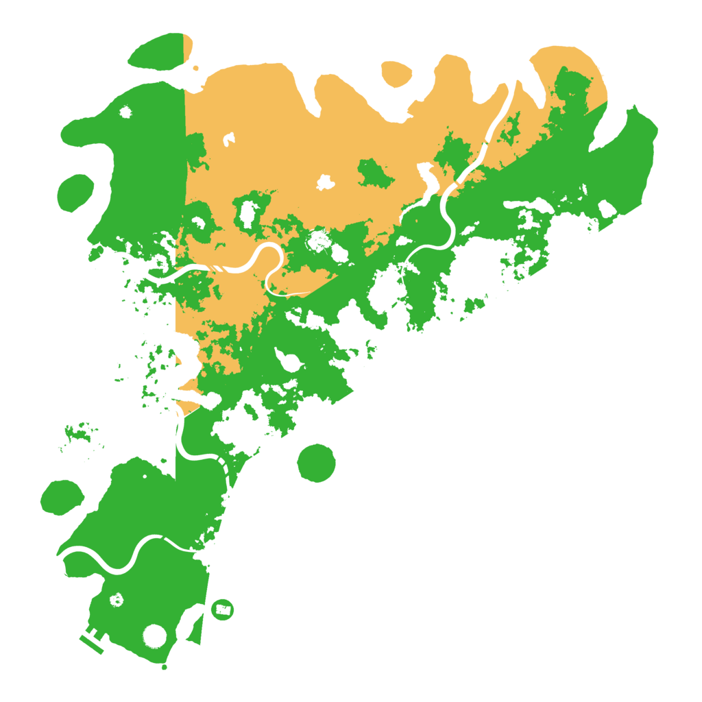 Biome Rust Map: Procedural Map, Size: 5234, Seed: 1175209935