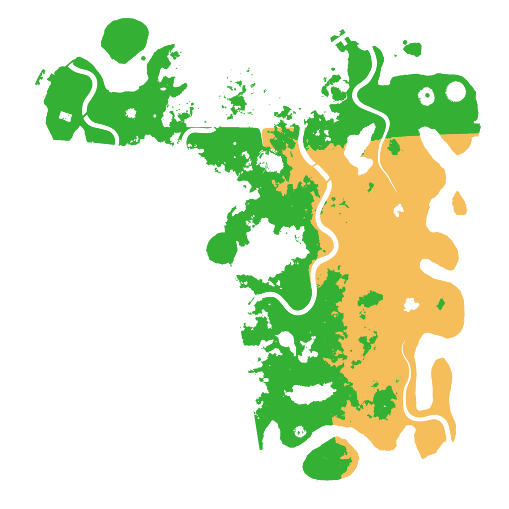 Biome Rust Map: Procedural Map, Size: 4500, Seed: 181948106