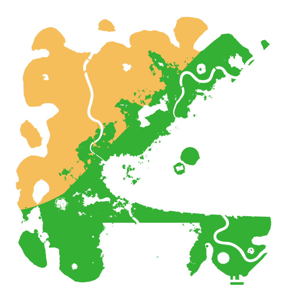Biome Rust Map: Procedural Map, Size: 4500, Seed: 268941353