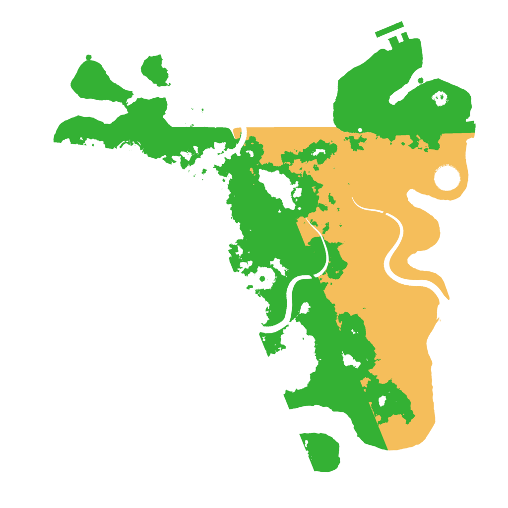 Biome Rust Map: Procedural Map, Size: 3500, Seed: 426318879