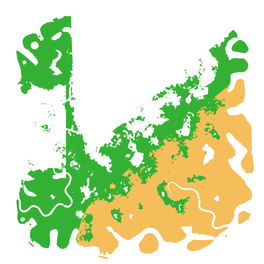 Biome Rust Map: Procedural Map, Size: 6000, Seed: 30207830