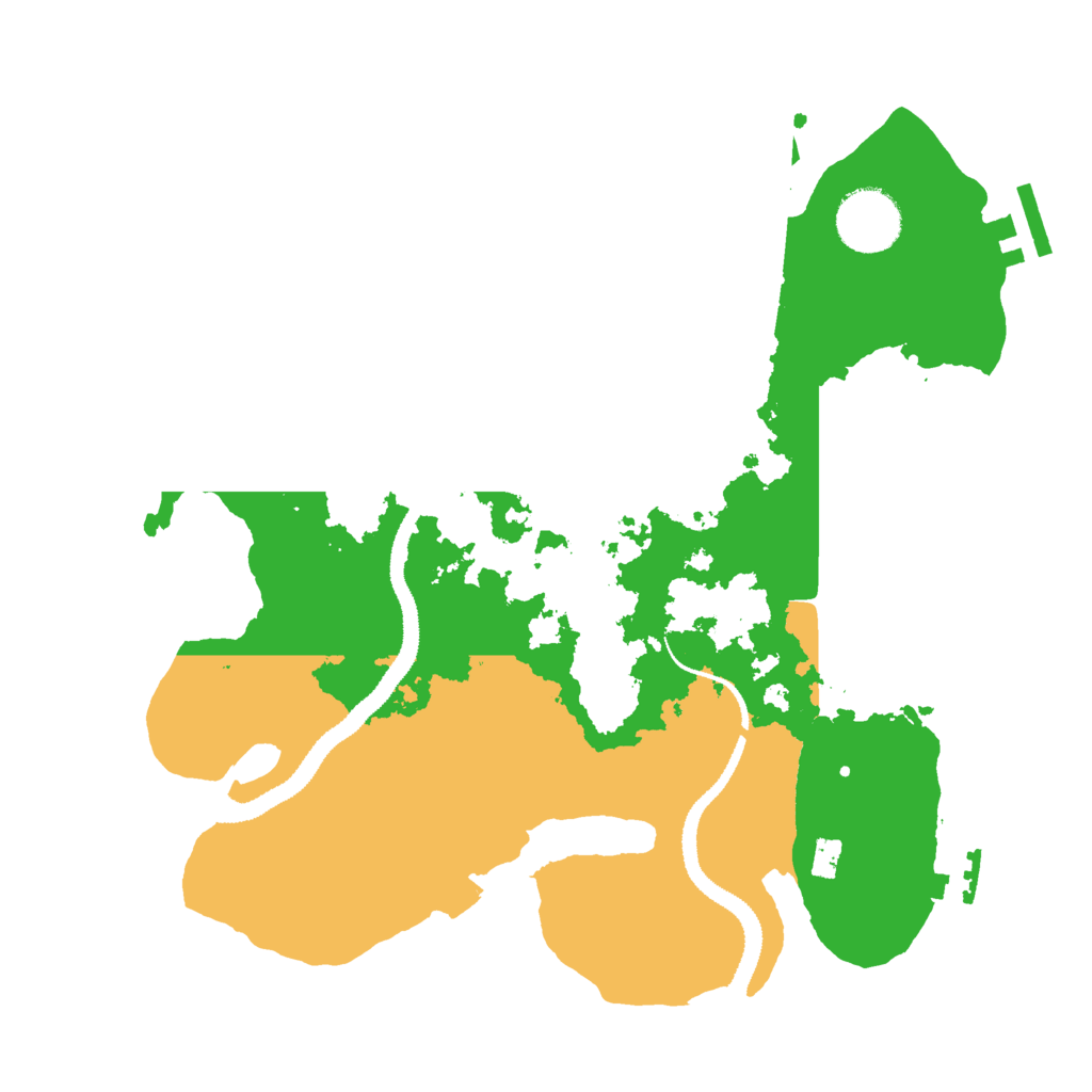 Biome Rust Map: Procedural Map, Size: 3000, Seed: 1632272296