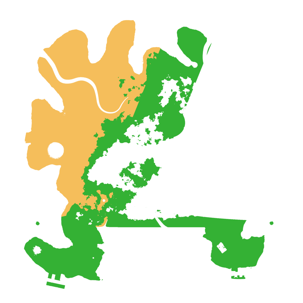 Biome Rust Map: Procedural Map, Size: 3300, Seed: 679118465