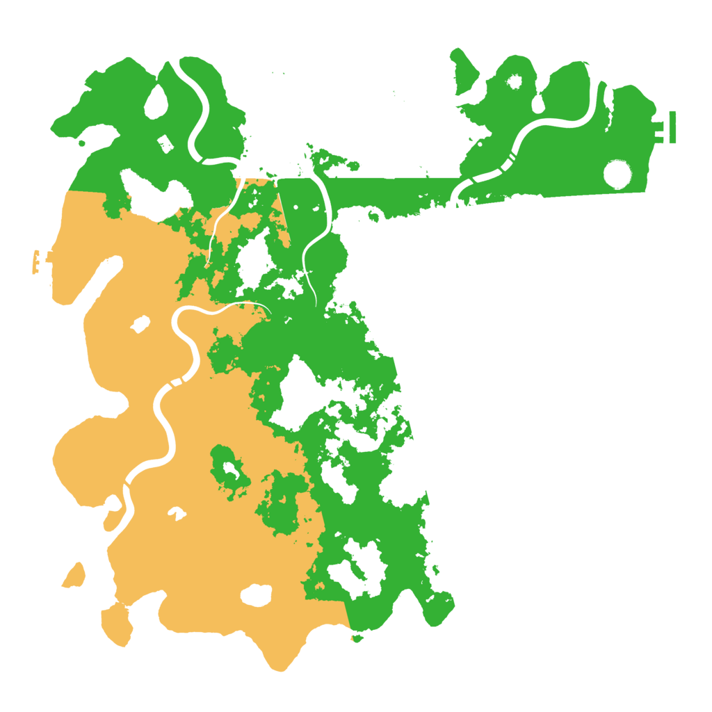 Biome Rust Map: Procedural Map, Size: 4500, Seed: 60559155