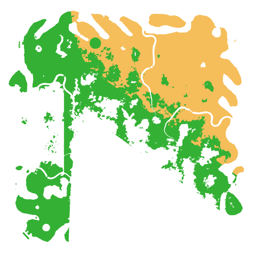Biome Rust Map: Procedural Map, Size: 6000, Seed: 676532774