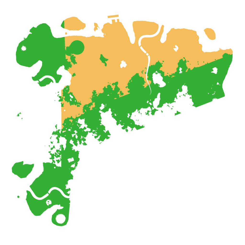 Biome Rust Map: Procedural Map, Size: 4500, Seed: 181133495