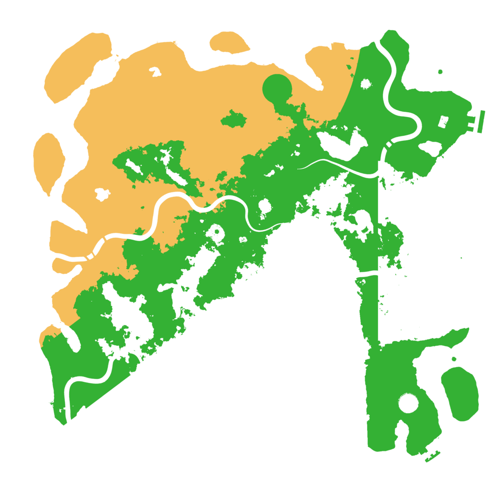 Biome Rust Map: Procedural Map, Size: 4500, Seed: 746948417