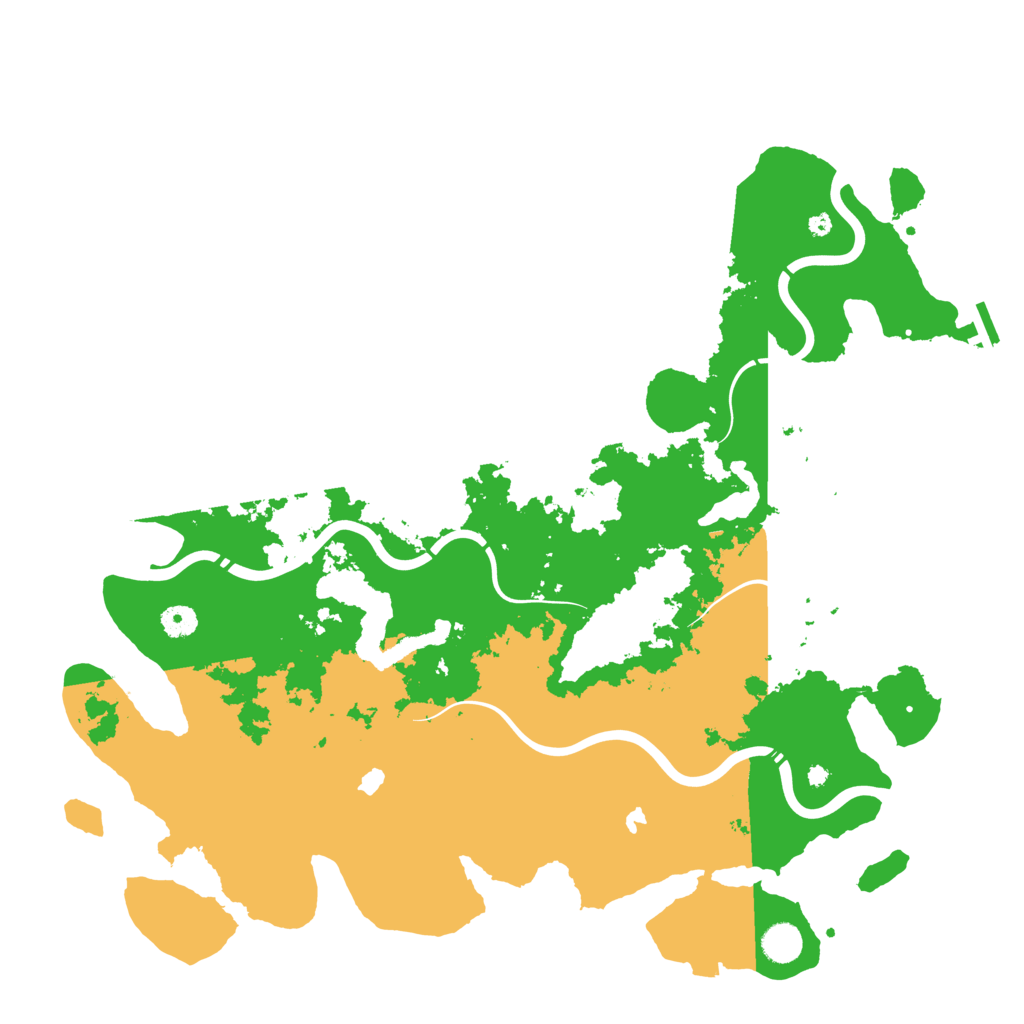 Biome Rust Map: Procedural Map, Size: 4500, Seed: 42426969