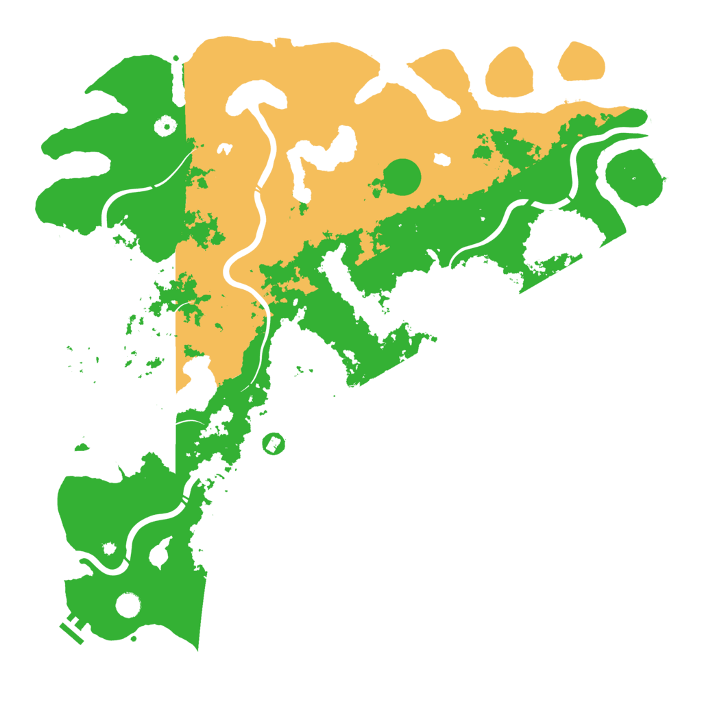 Biome Rust Map: Procedural Map, Size: 5000, Seed: 1053888574