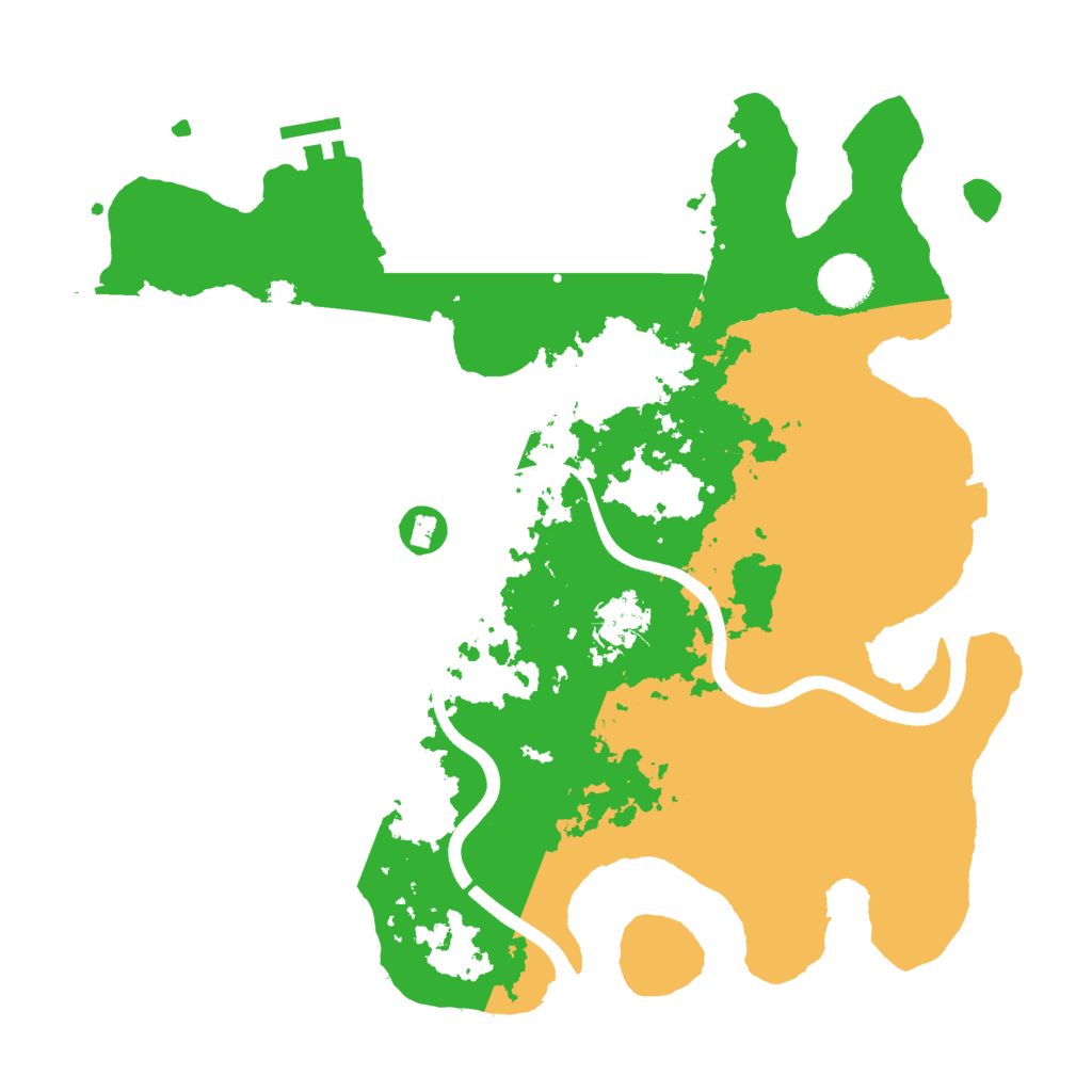 Biome Rust Map: Procedural Map, Size: 3650, Seed: 70722697