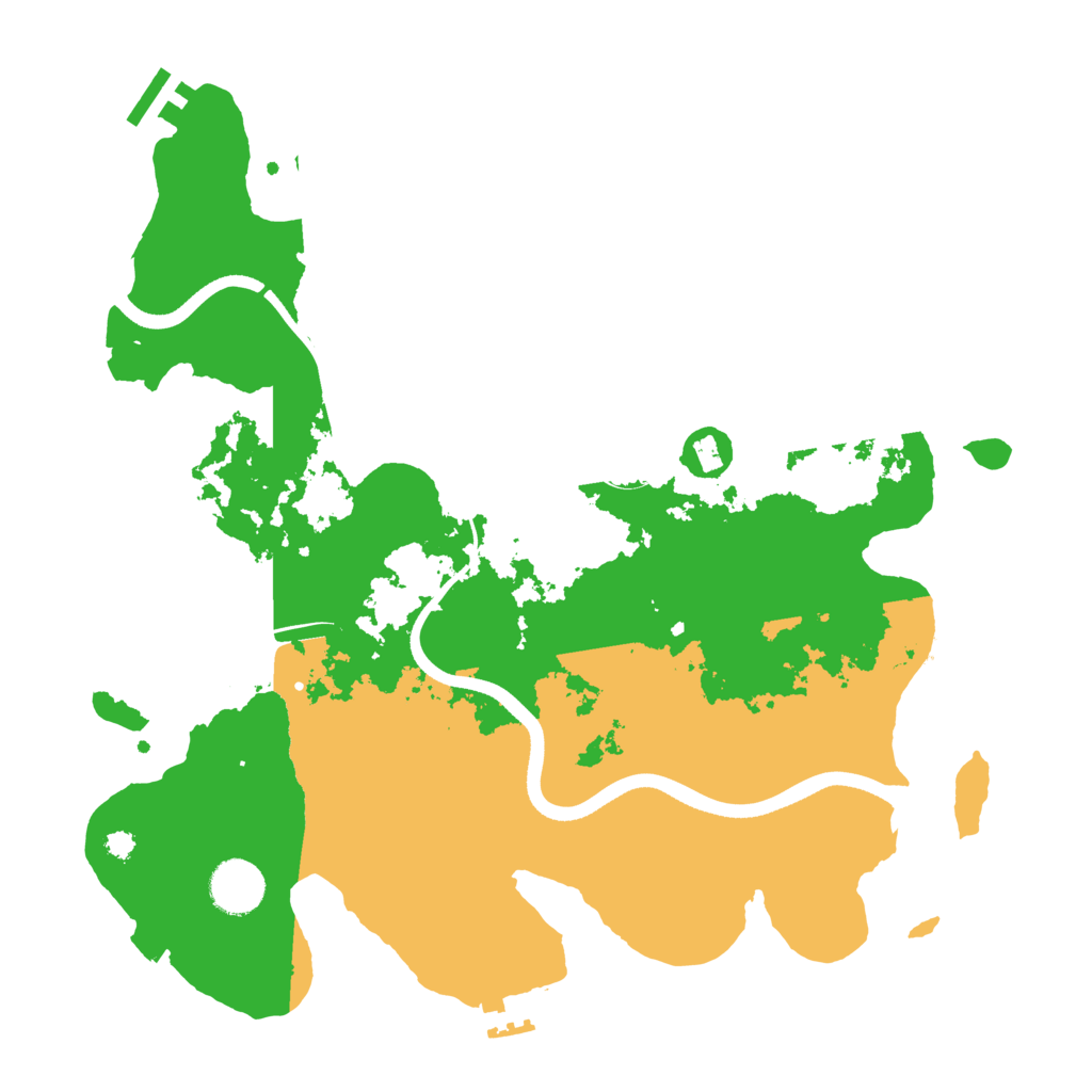 Biome Rust Map: Procedural Map, Size: 3500, Seed: 456526248