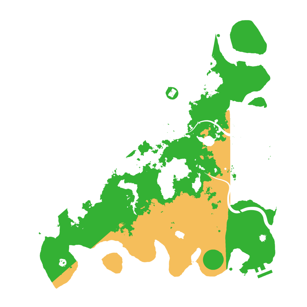 Biome Rust Map: Procedural Map, Size: 4000, Seed: 48481