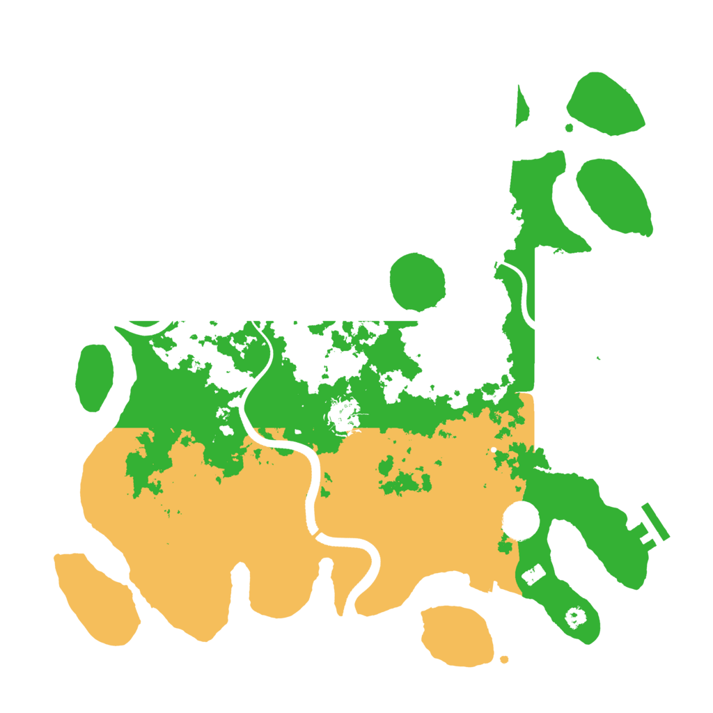 Biome Rust Map: Procedural Map, Size: 3500, Seed: 94812040