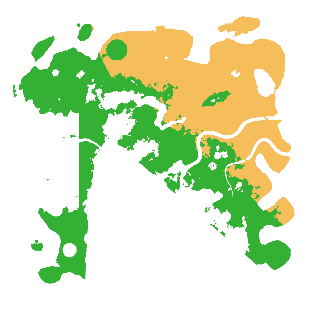 Biome Rust Map: Procedural Map, Size: 4000, Seed: 4338