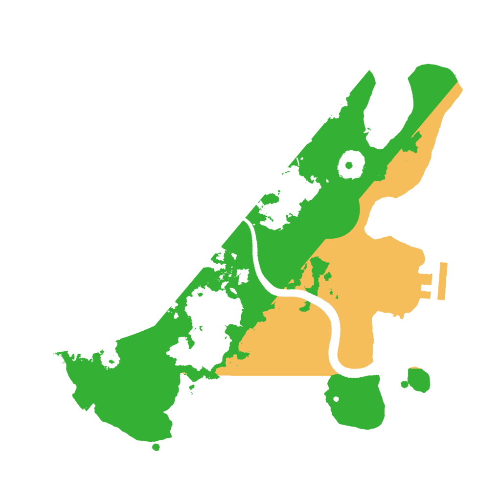 Biome Rust Map: Procedural Map, Size: 2700, Seed: 17