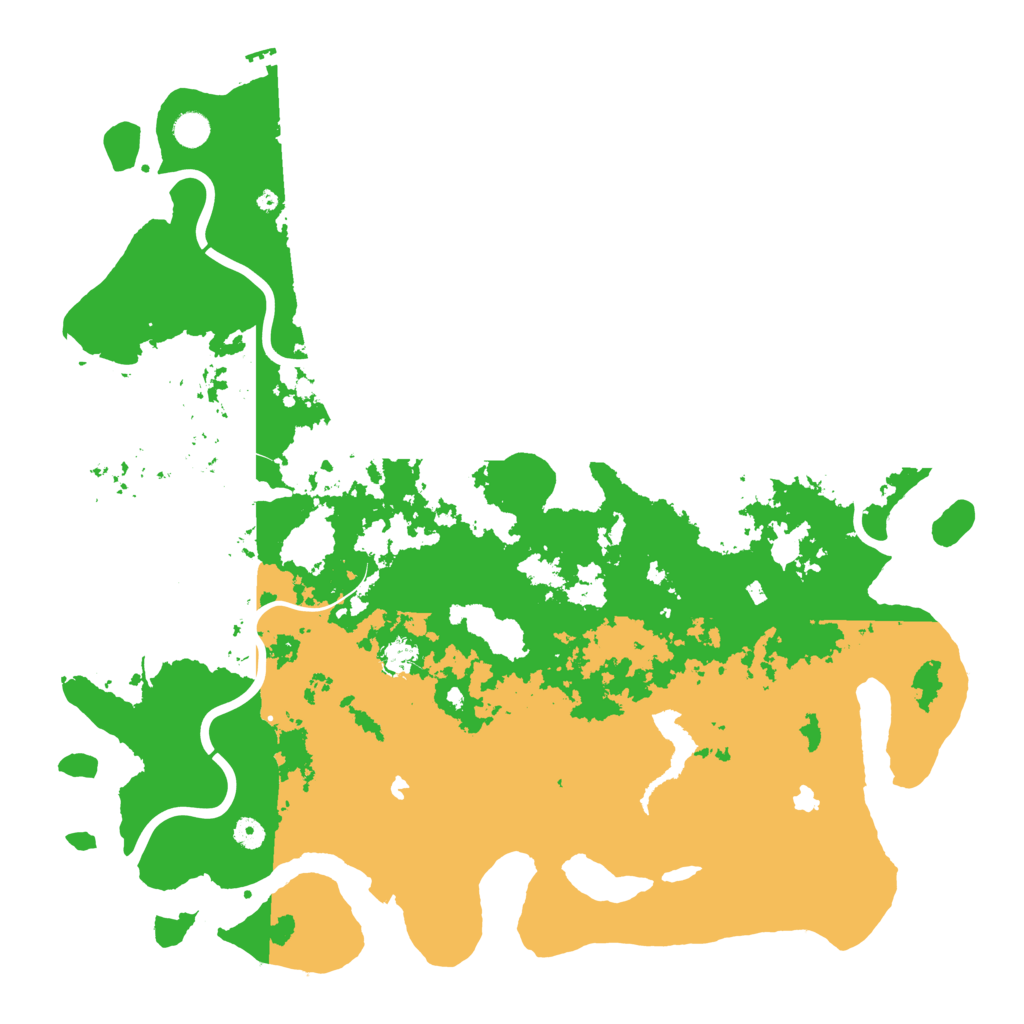 Biome Rust Map: Procedural Map, Size: 4999, Seed: 989823677