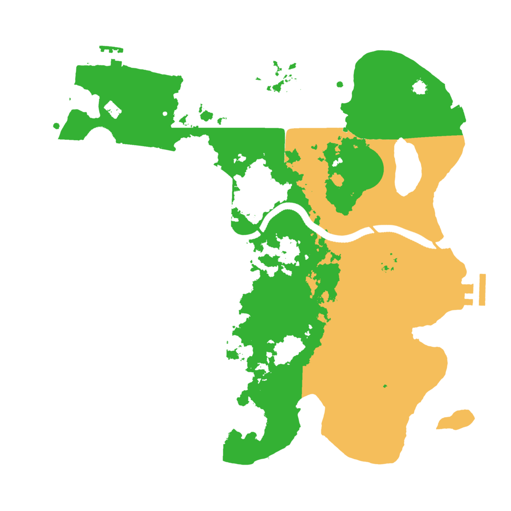 Biome Rust Map: Procedural Map, Size: 3250, Seed: 183439881