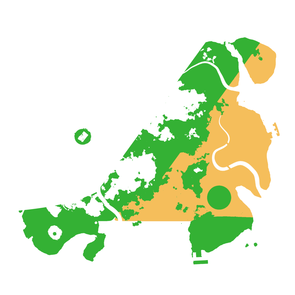 Biome Rust Map: Procedural Map, Size: 3250, Seed: 8888048