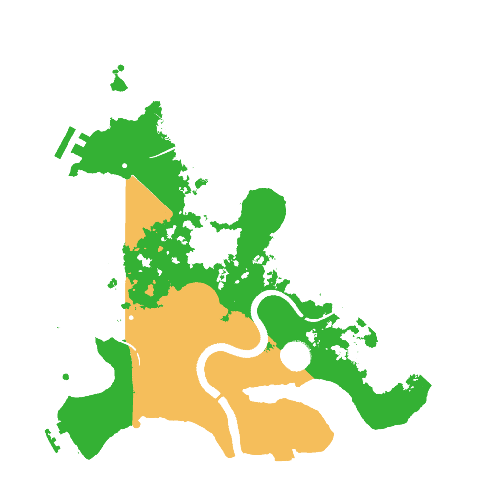 Biome Rust Map: Procedural Map, Size: 3000, Seed: 1874003673