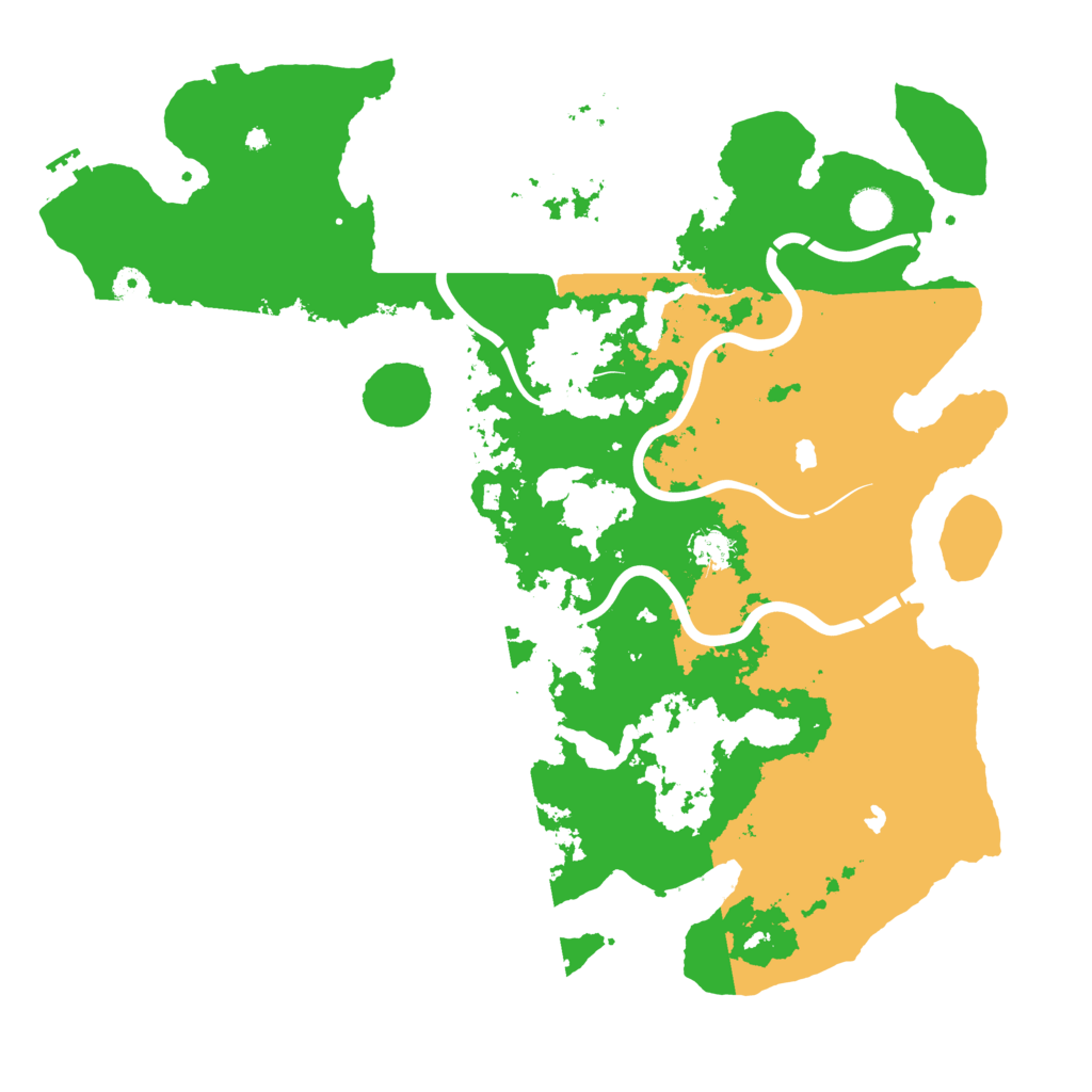 Biome Rust Map: Procedural Map, Size: 4500, Seed: 24985092