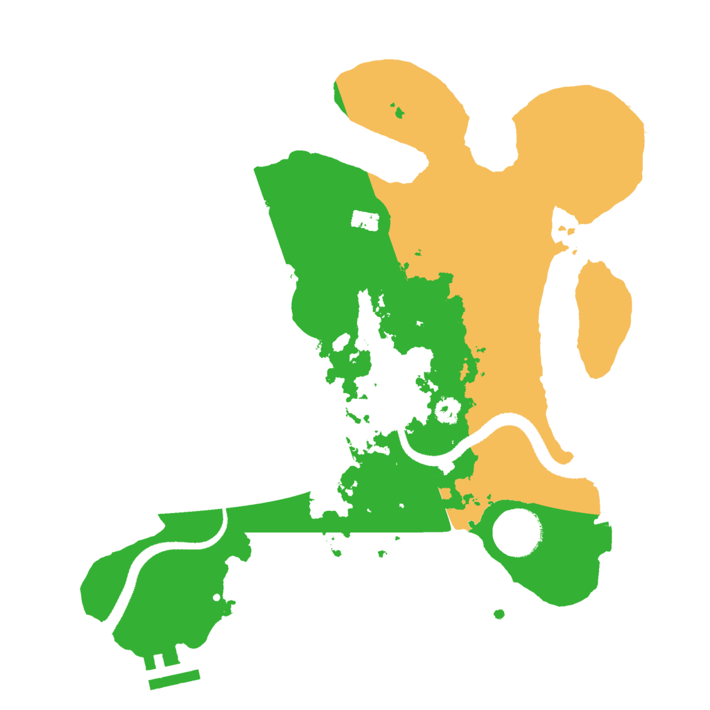 Biome Rust Map: Procedural Map, Size: 2800, Seed: 1325423850