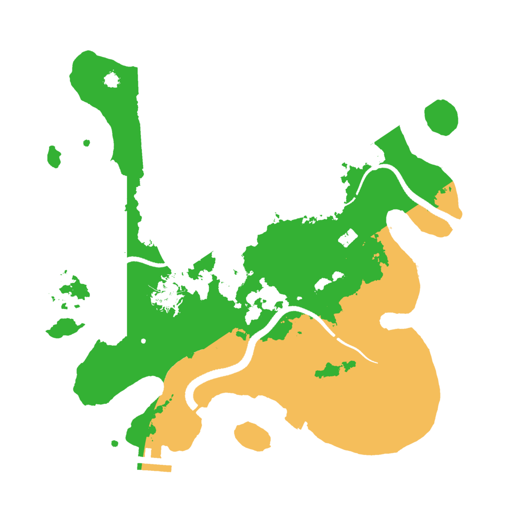 Biome Rust Map: Procedural Map, Size: 3000, Seed: 1528791046