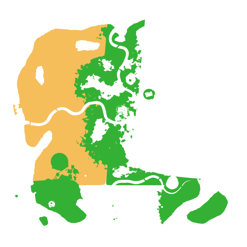 Biome Rust Map: Procedural Map, Size: 3750, Seed: 1742450204