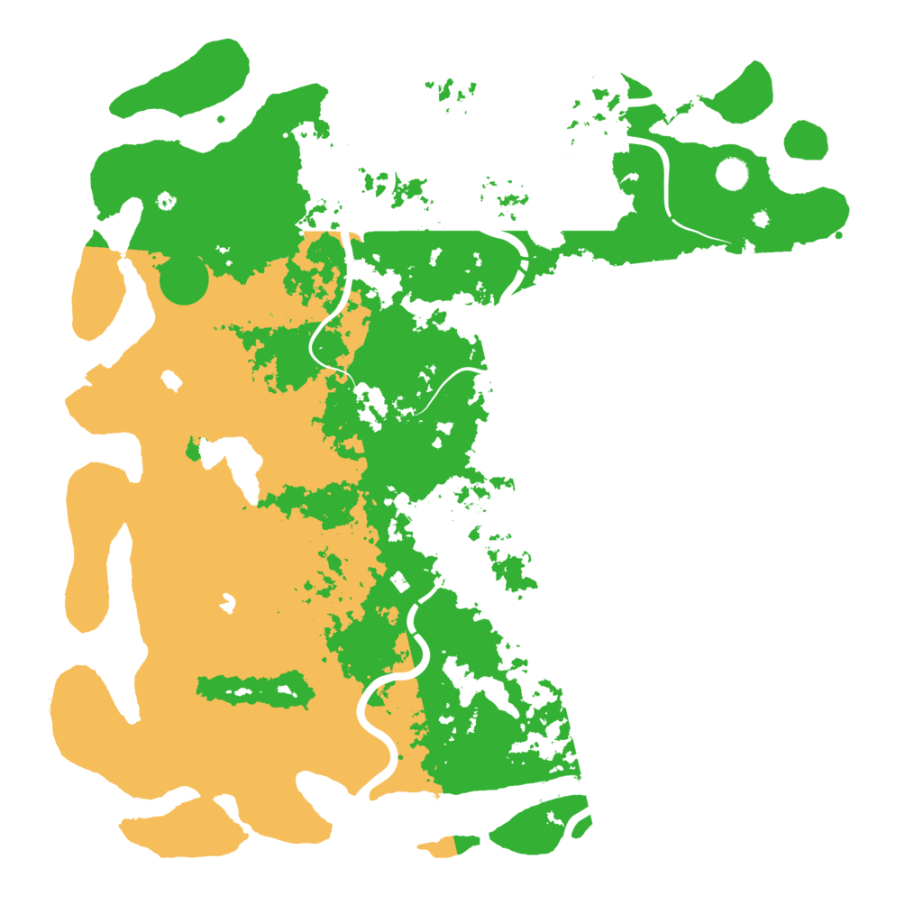 Biome Rust Map: Procedural Map, Size: 5000, Seed: 1263629599