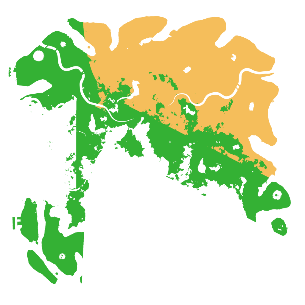 Biome Rust Map: Procedural Map, Size: 5000, Seed: 210253212