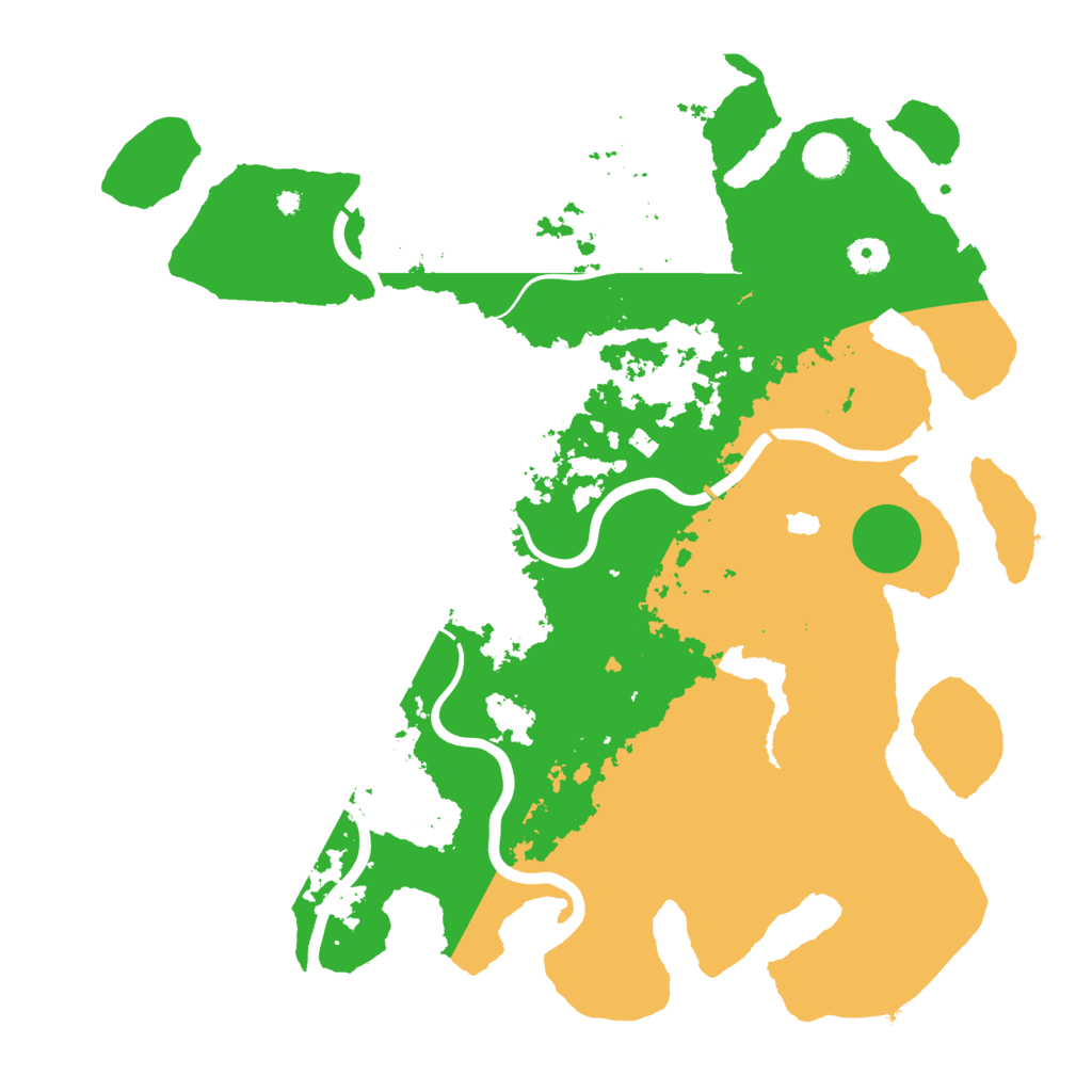 Biome Rust Map: Procedural Map, Size: 4200, Seed: 1998325218