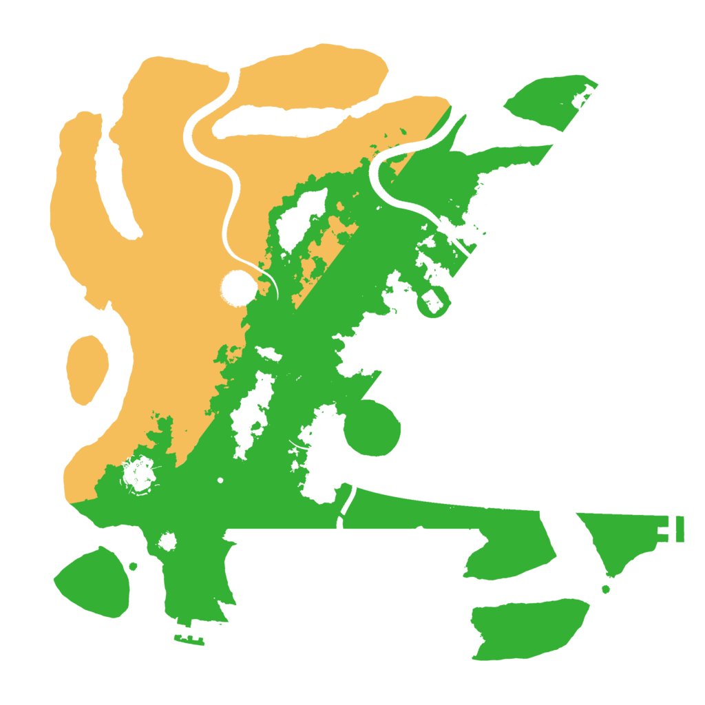 Biome Rust Map: Procedural Map, Size: 3500, Seed: 625541887