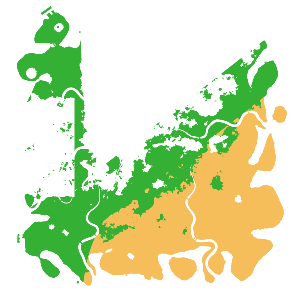 Biome Rust Map: Procedural Map, Size: 5000, Seed: 876596174