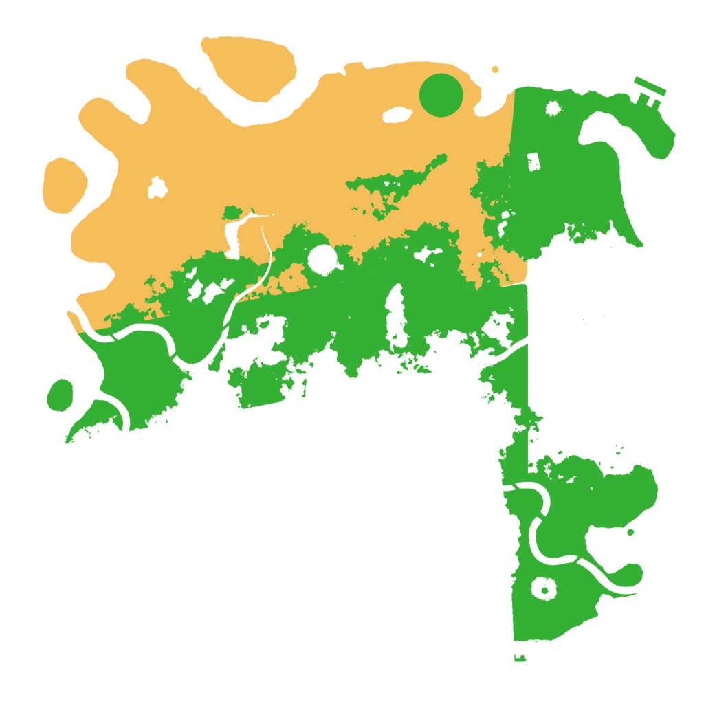 Biome Rust Map: Procedural Map, Size: 4250, Seed: 2000327063