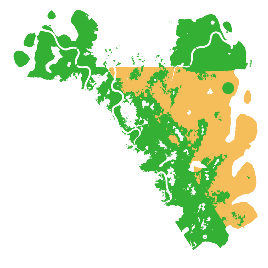 Biome Rust Map: Procedural Map, Size: 6000, Seed: 151922610