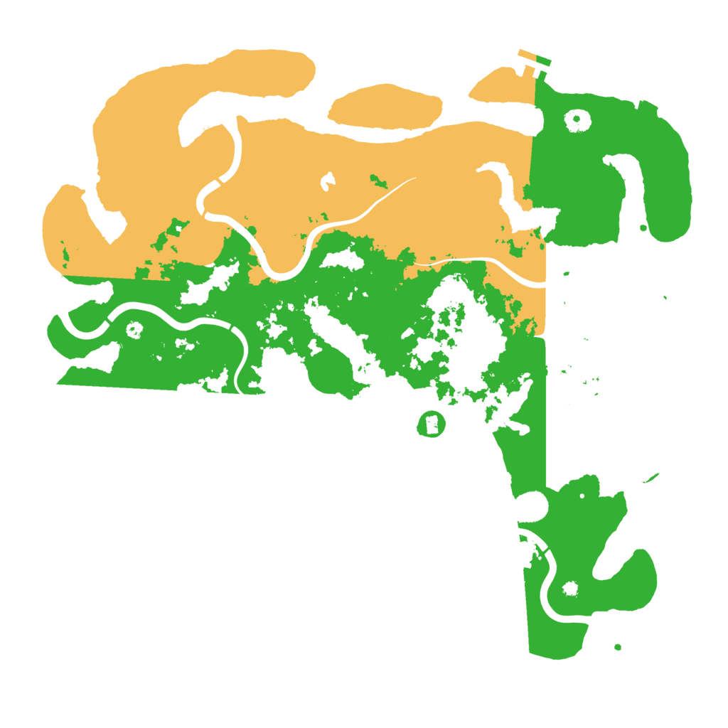 Biome Rust Map: Procedural Map, Size: 4340, Seed: 542097548