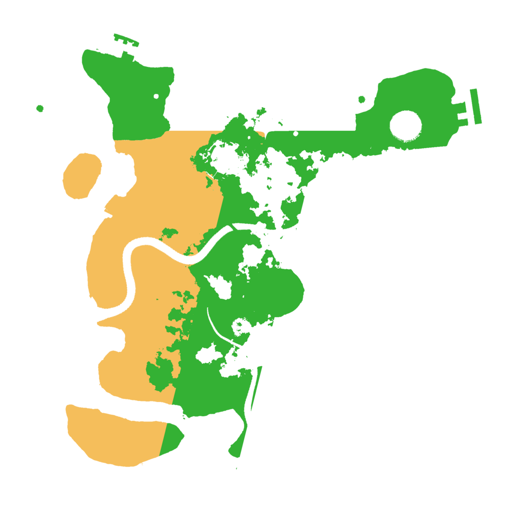 Biome Rust Map: Procedural Map, Size: 3000, Seed: 1382970264