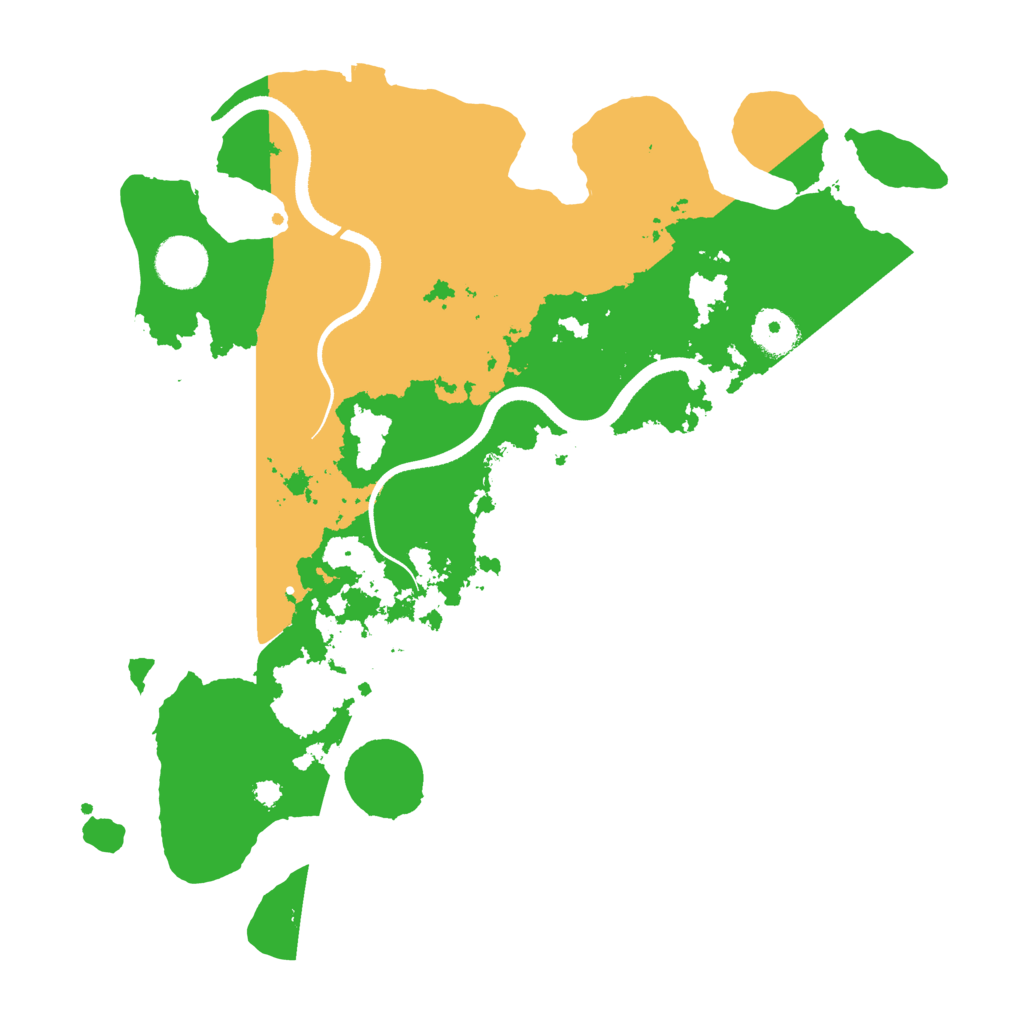 Biome Rust Map: Procedural Map, Size: 3500, Seed: 1075763325