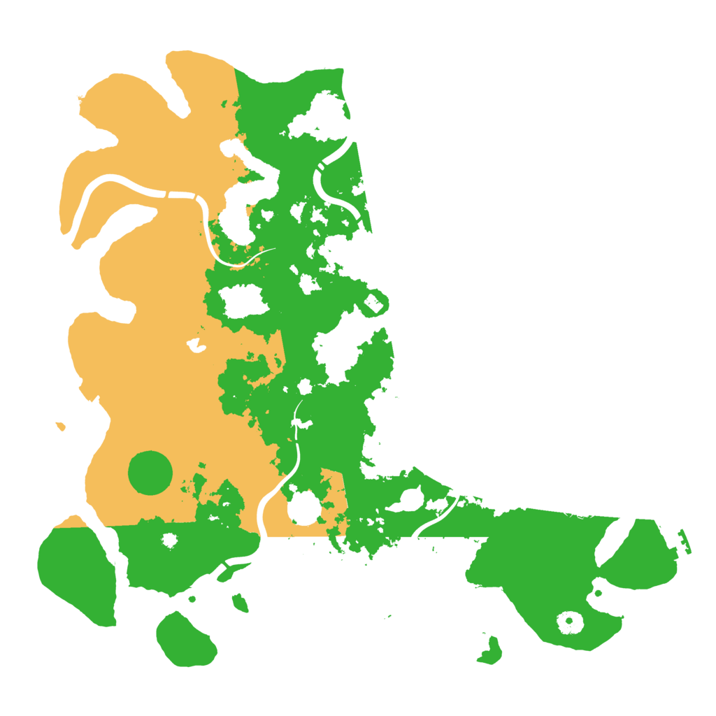 Biome Rust Map: Procedural Map, Size: 4250, Seed: 1250362266