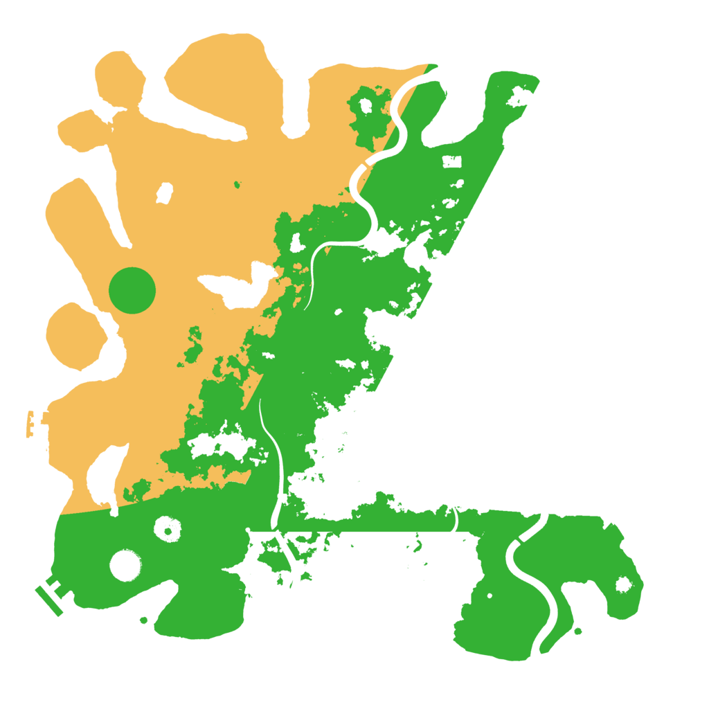 Biome Rust Map: Procedural Map, Size: 4000, Seed: 2134098765