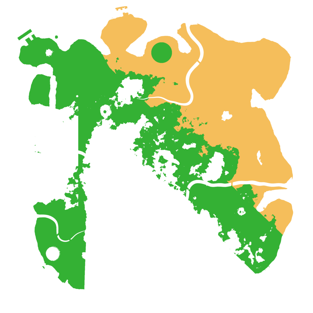 Biome Rust Map: Procedural Map, Size: 4000, Seed: 1795188048