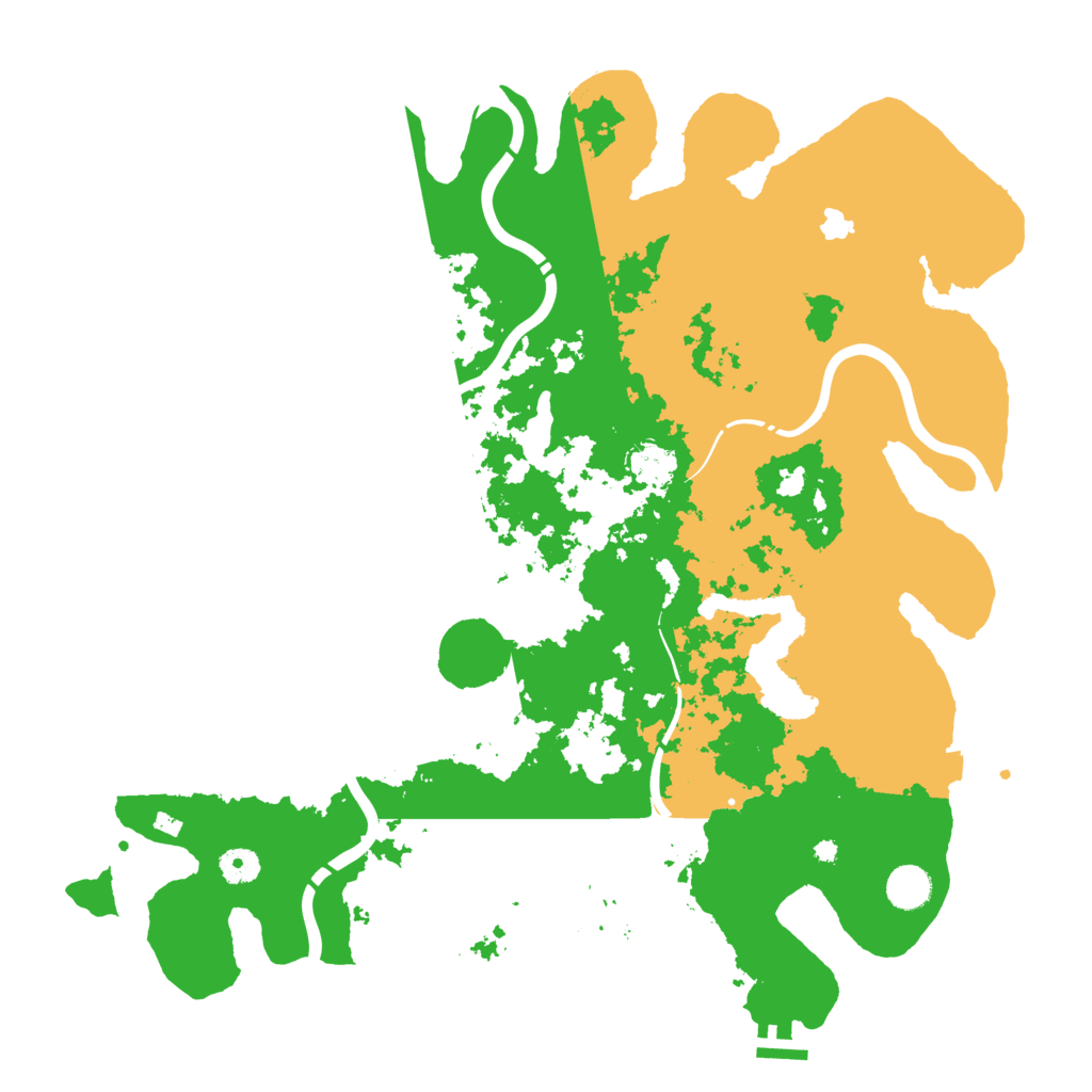 Biome Rust Map: Procedural Map, Size: 4300, Seed: 797980573